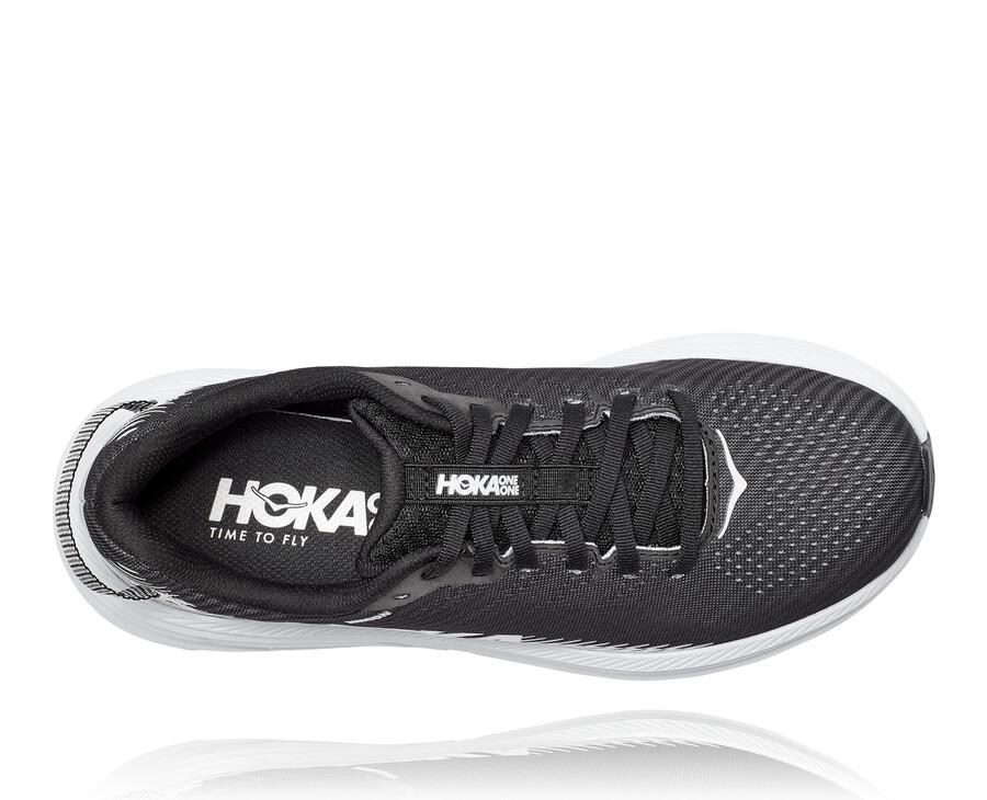 Hoka One One Hardloopschoenen Dames - Rincon 2 - Zwart/Wit - RW3891567